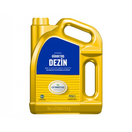 Demir-Çinko Gübresi - Gübretaş - Dezin 5 Lt