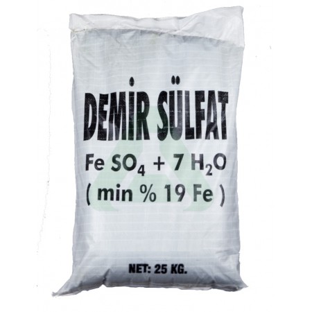 FeSO4 Demir (II) Sülfat - 25 Kg FeSO4 Demir (II) Sülfat - 25 Kg
