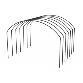Yuvarlak Orta Alçak Tünel Sera Demiri En 3,5 Mt x Yükseklik 2,5 Mt