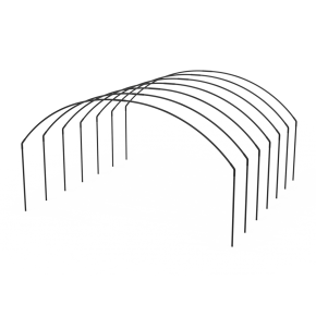 Yuvarlak Orta Alçak Tünel Sera Demiri En 4,5 Mt x Yükseklik 2,5 Mt