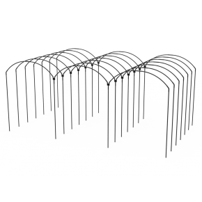 Yuvarlak Sıralı Çok Yüksek Tünel Sera Demiri  En 2,5 Mt x Yükseklik 3,5 Mt