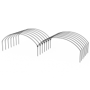 Yuvarlak Sıralı Orta Alçak Tünel Sera Demiri En 4 Mt x Yükseklik 2,5 Mt