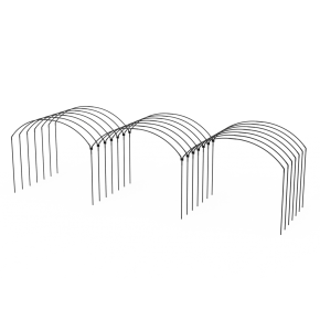 Yuvarlak Sıralı Yüksek Tünel Sera Demiri En 3,5 Mt x Yükseklik 3 Mt