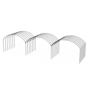 Yuvarlak Sıralı Yüksek Tünel Sera Demiri En 4 Mt x Yükseklik 3 Mt