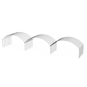 Yuvarlak Sıralı Yüksek Tünel Sera Demiri En 5,5 Mt x Yükseklik 3 Mt