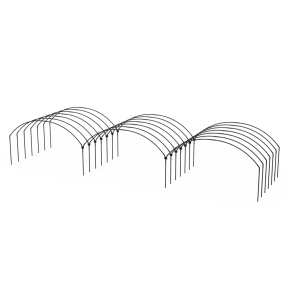 Yuvarlak Sıralı Alçak Tünel Sera Demiri En 3,5 Mt x Yükseklik 2 Mt