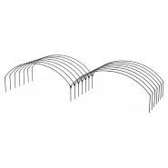 Yuvarlak Sıralı Alçak Tünel Sera Demiri En 5 Mt x Yükseklik 2 Mt