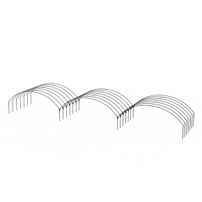 Yuvarlak Sıralı Alçak Tünel Sera Demiri En 5 Mt x Yükseklik 2 Mt
