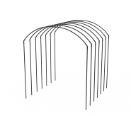 Yuvarlak Çok Yüksek Tünel Sera Demiri En 3 Mt x Yükseklik 3,5 Mt