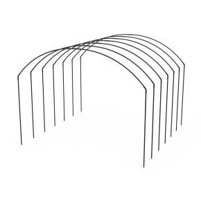 Yuvarlak Çok Yüksek Tünel Sera Demiri En 4,5 Mt x Yükseklik 3,5 Mt