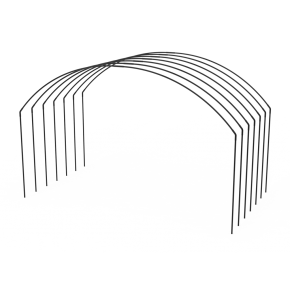 Yuvarlak Çok Yüksek Tünel Sera Demiri En 5,5 Mt x Yükseklik 3,5 Mt