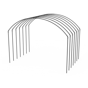 Yuvarlak Çok Yüksek Tünel Sera Demiri En 5 Mt x Yükseklik 3,5 Mt