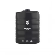 Dikey Tarımsal Su Deposu Siyah - 3.000 Lt